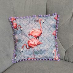 Flamingós díszpárna
