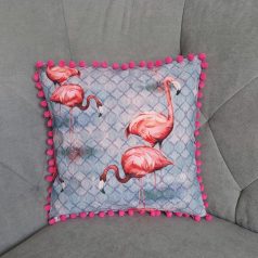 Flamingós díszpárna